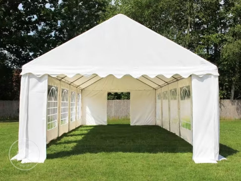 Carpa 4x8m, PE 350, blanco