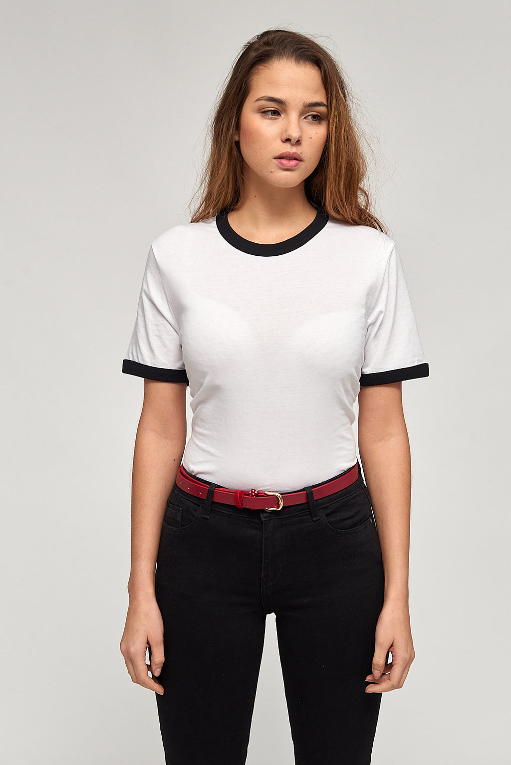 Richelier T-shirt with contrasting sleeves