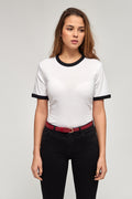 Richelier T-shirt with contrasting sleeves