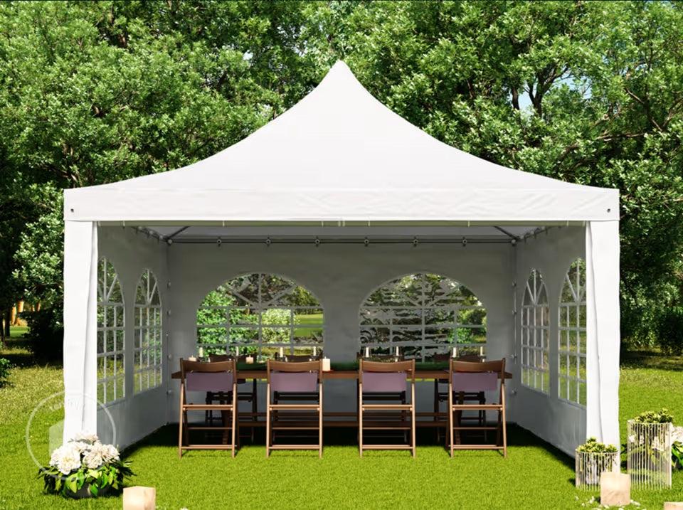 Carpa tipo pagoda, 4x4m, PE 450