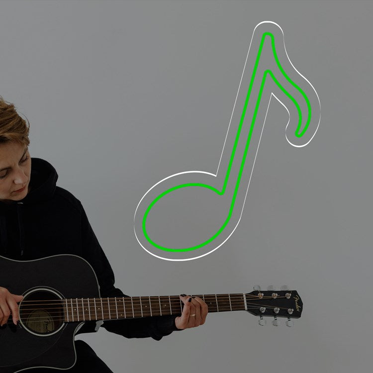 Neón nota musical pequeña