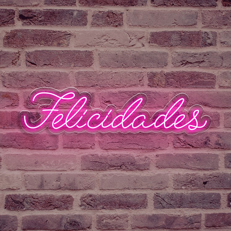 Neón Felicidades