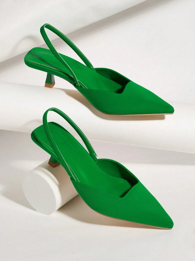 Parakeet box-type instep mules