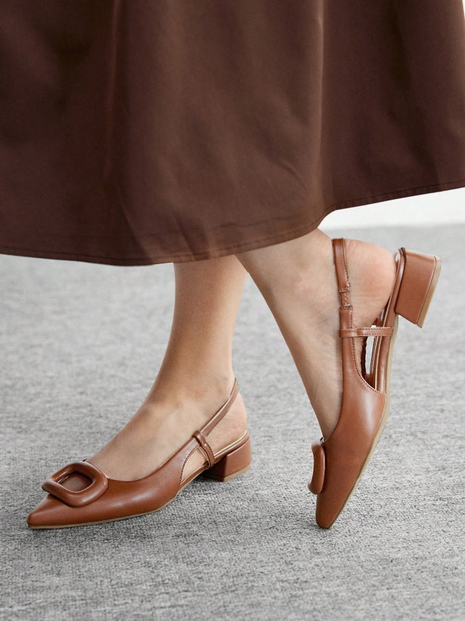 Toffee t-strap mary jane bagel sandals
