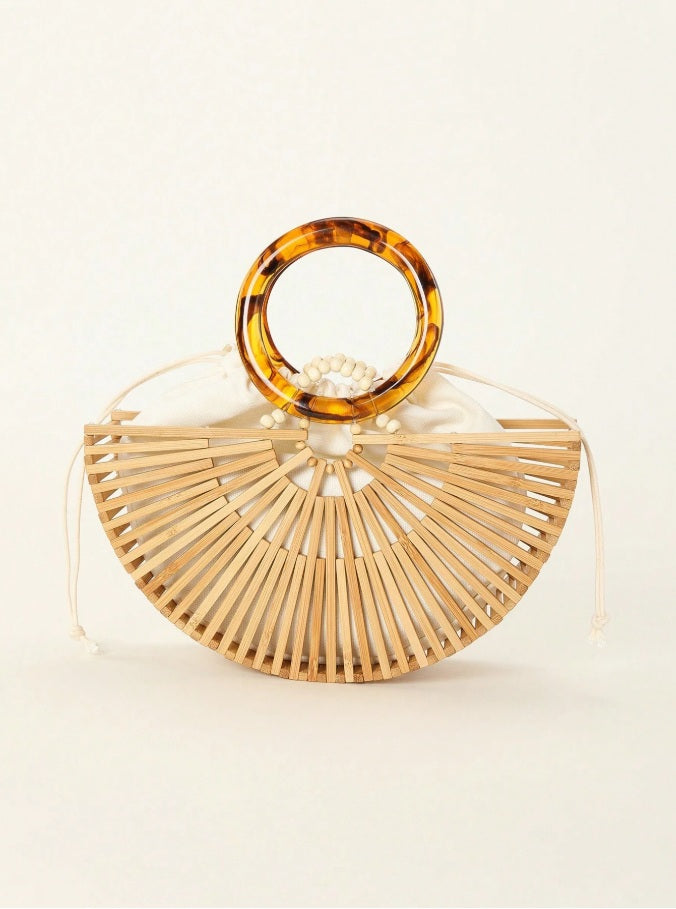 Apricot basket Bag