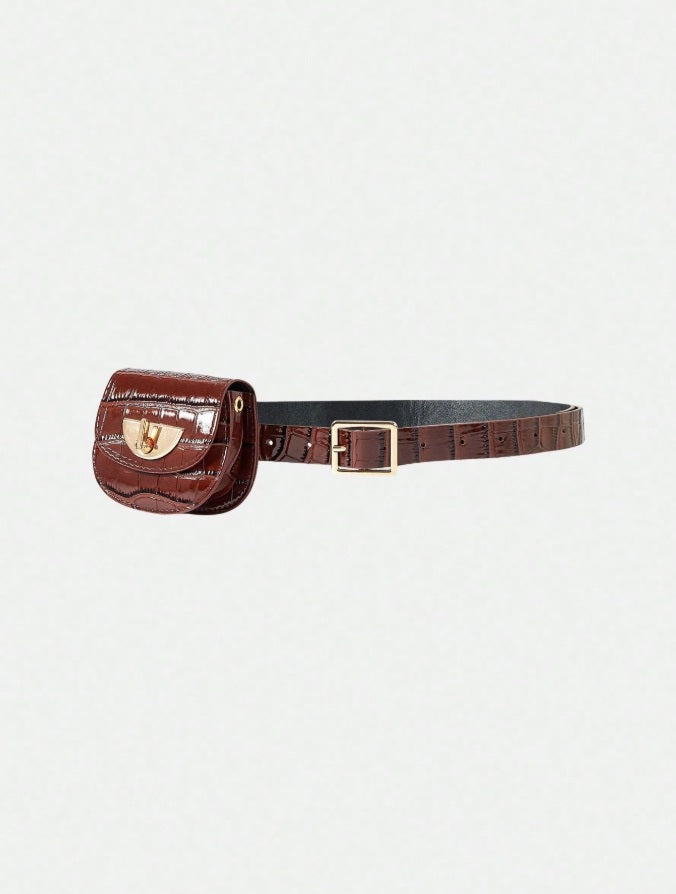 Alexandria belt with pocket