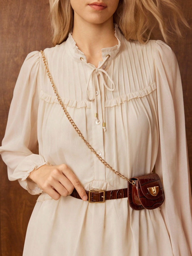 Alexandria belt with pocket