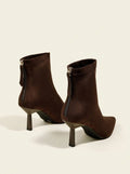 High slim sock heels