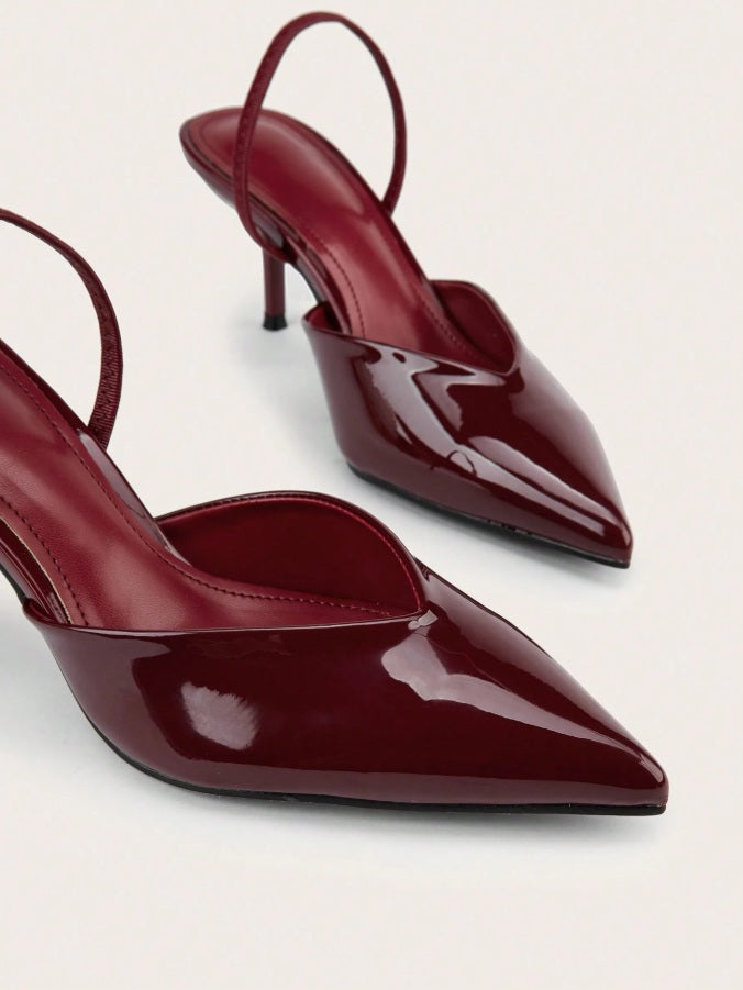 Velvet mules with instep strap