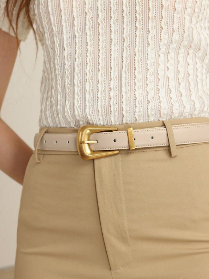 Nelson off-white frame Belt