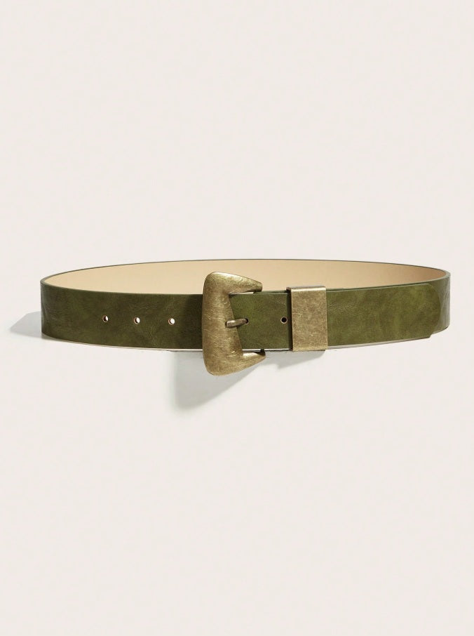 Green Lotus wide Belt