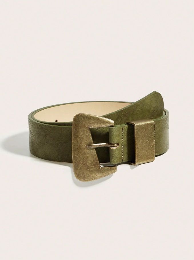 Green Lotus wide Belt
