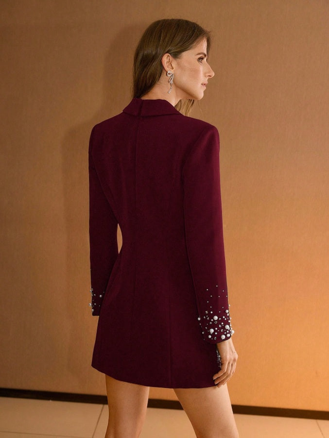 Diana Evening shirt dress with sparkly details
