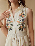 Pompeii shirt collar dress
