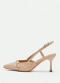 Louise Perrier T Strap Stacked Heels